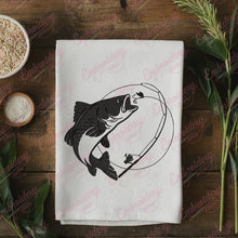 Trout Fishing Embroidery Design