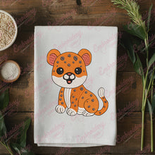 Funny Leopard Embroidery Design