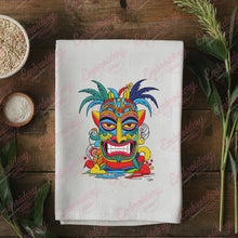 Tiki Mask Embroidery Design