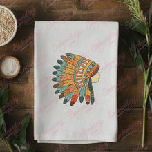Native American Thanksgiving Headdress Embroidery Design