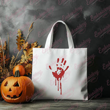 Bloody Hand For Halloween Embroidery Design