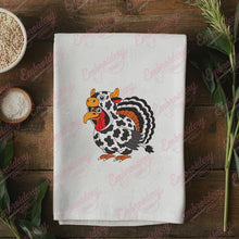 Turkey Moo Funny Thanksgiving Embroidery Design