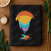 Outdoor Sunset Vintage Embroidery Design