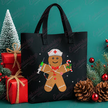 Gingerbread Nurse Christmas Embroidery Design