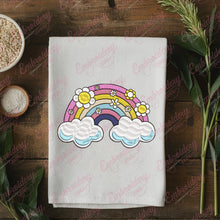 Cloud and Rainbow Embroidery Design