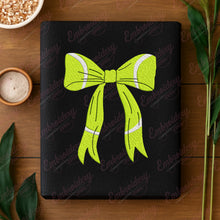 Bow Tennis Embroidery Design