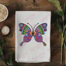 Colorful Butterfly Machine Embroidery Design
