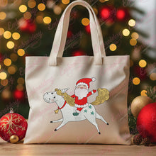 Santa Riding Unicorn Christmas Embroidery Design