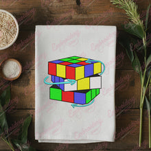 Rubik's Cube Puzzle Embroidery Design