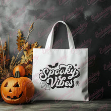 Spooky Vibes Halloween Embroidery Design
