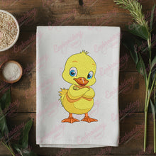 Little Yellow Duck Embroidery Design