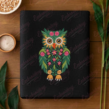 Beautiful Floral Owl Embroidery Design