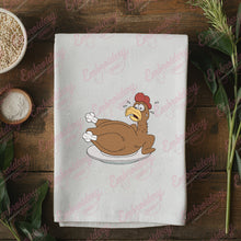 Thanksgiving Turkey Roast Embroidery Design