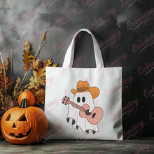Halloween Ghost Cowboy With Guitar Embroidery Design