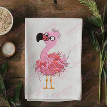 Crazy Flamingo Machine Embroidery Design