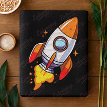 Space Rocket Embroidery Design