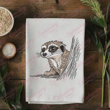 Cute Otter Embroidery Design