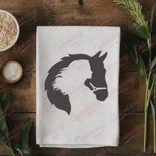 Horse With Young Lady Embroidery Design