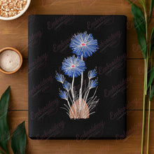 Blue Cornflower Machine Embroidery Design