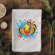 Swimming Clownfish Underwater Embroidery Design