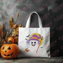 Halloween Happy Ghost Embroidery Design