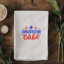 American Babe Embroidery Design