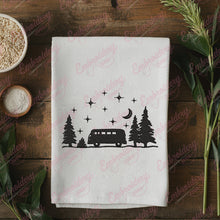 Camper Van Embroidery Design