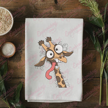 Funny Giraffe Embroidery Design