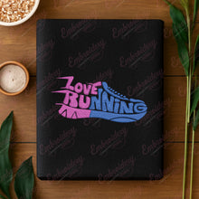 Love Running Embroidery Design