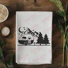 Camping Trailer Embroidery Design