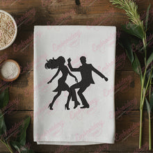 Dance Couple Embroidery Design