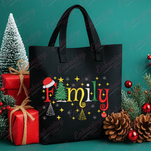Family Christmas Spirit Embroidery Design