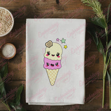 Funny Ice Cream Embroidery Design