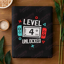 Level 4 Unlocked Gamer Birthday Embroidery Design