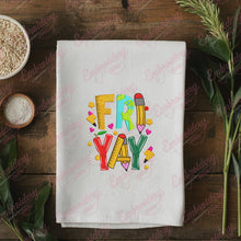 Fri Yay Teacher Embroidery Design