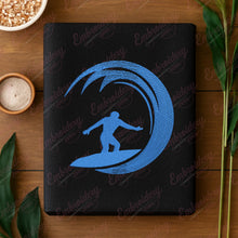 Surfing Logo Embroidery Design
