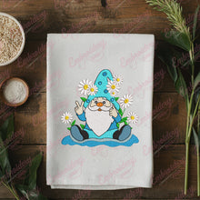 Gnome With Daisies Embroidery Design