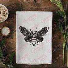 Skull Moth Embroidery Design