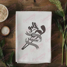 Golf Master Embroidery Design