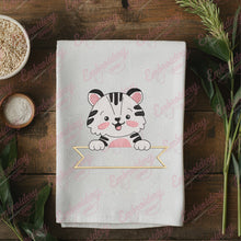 Cute Little Tiger Cub Embroidery Design