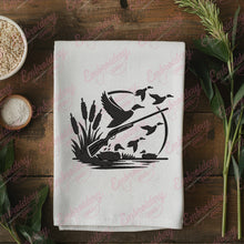 Duck Hunting Embroidery Design