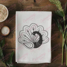 Decorative Peacock Embroidery Design