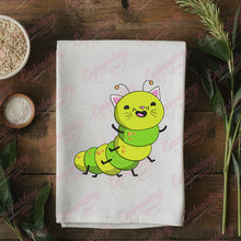 Cat-Erpillar Funny Caterpillar Cat Embroidery Design