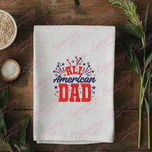 All American Dad Embroidery Design