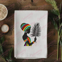 Balck African Women Embroidery Design