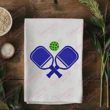Pickleball and Bat Embroidery Design