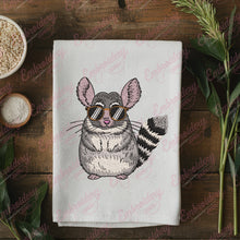 Chinchilla in Sunglasses Embroidery Design