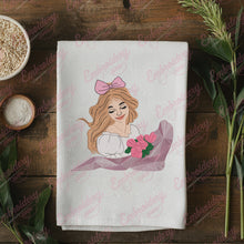 Beautiful Girl Machine Embroidery Design