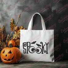 Halloween Spooky Eyes & Bats Embroidery Design