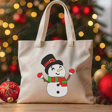 Traditional Christmas Snowman Embroidery Design